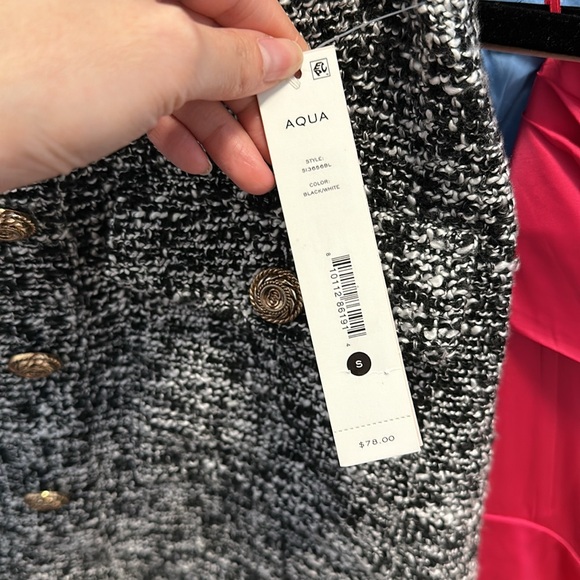 Aqua tweed skirt size small - NWT Msrp $78 - Picture 5 of 7